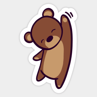 Big Wave Bear Cub Sticker